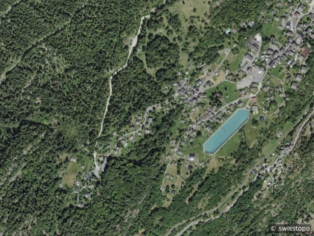 Luftbild Ch. de la Lénaire 23, Les Marécottes
