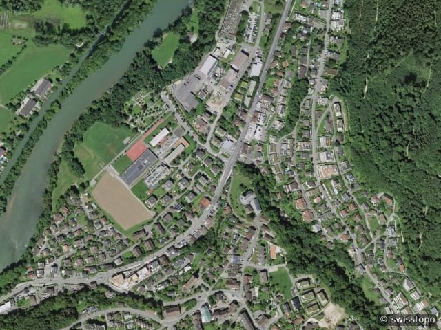Luftbild Schächlistrasse 1, Gebenstorf