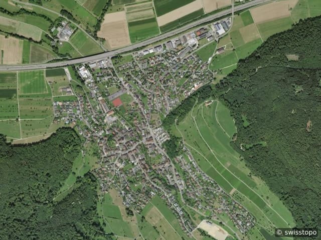 Luftbild Zeiningen