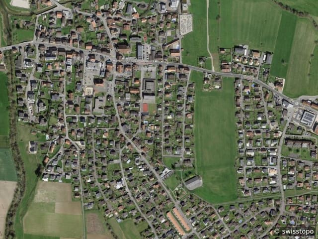 Luftbild Résidence Bellevie 8A -8B, Courroux