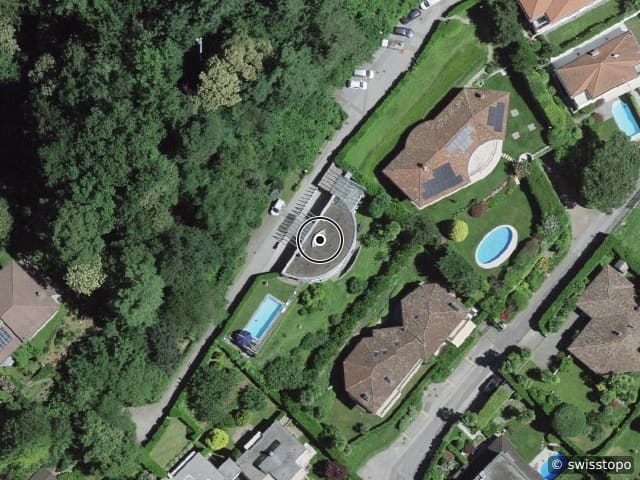 Luftbild Strada San Maurizio 9, Lugano