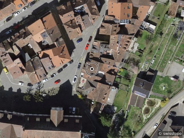 Luftbild Rue du Collège 25, Porrentruy