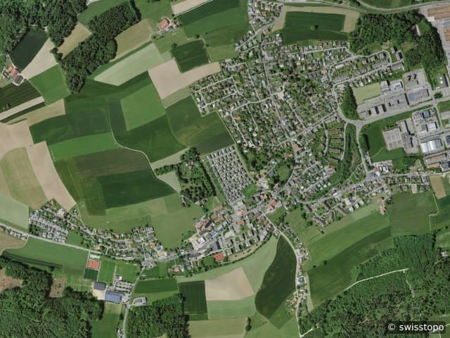 Luftbild Corminboeuf