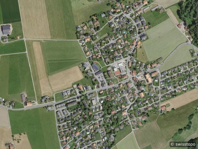 Luftbild Zone Industrielle d'In-Riaux 34, Rossens