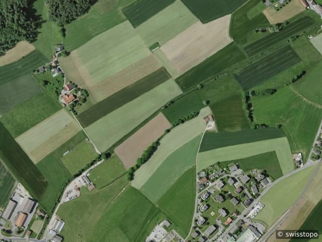 Luftbild Route Pré-Saint-Maurice 4, Belfaux