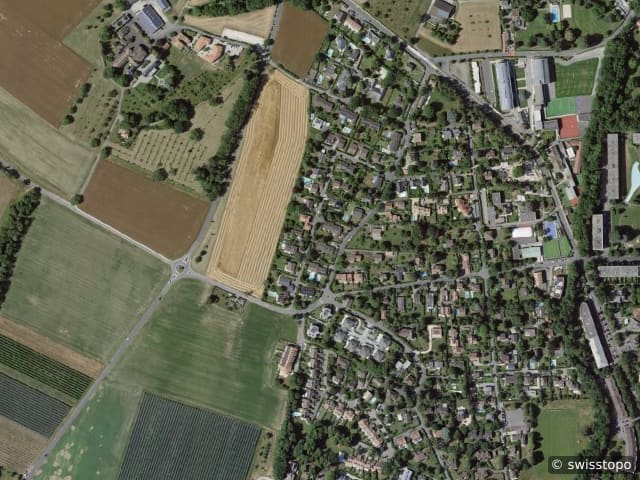 Luftbild av Louis-Degallier 44, Versoix