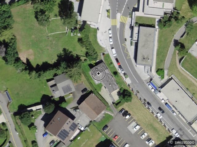 Luftbild Chemin de la Gare 8, Villars-sur-Ollon