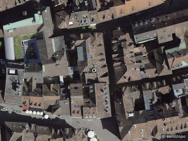 Luftbild Barfüssergasse 3, Solothurn