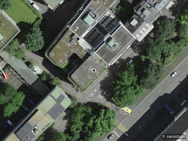 Luftbild Aeschengraben 26, Basel
