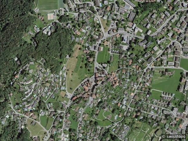Luftbild Breganzona