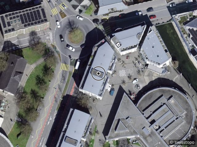Luftbild Dorfplatz 4, Cham