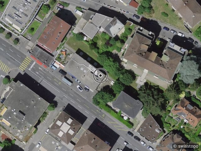 Luftbild Avenue de Morges 44, Lausanne