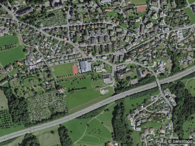 Luftbild Ort s Lochstrasse 13, Rorschacherberg