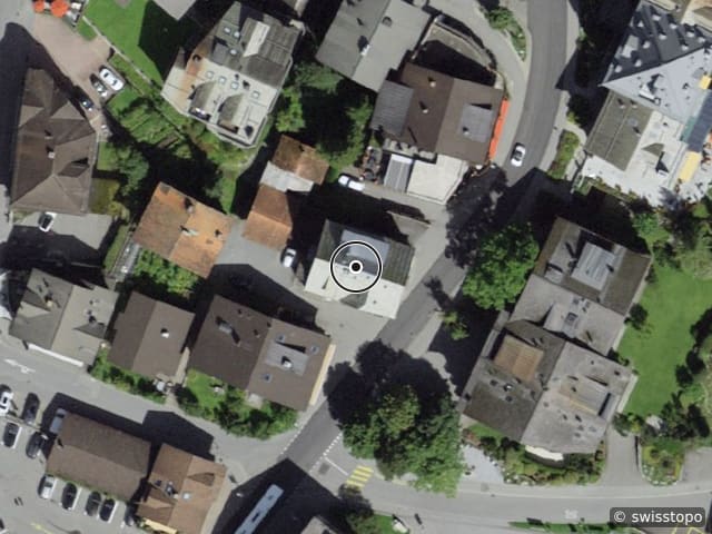 Luftbild Landstrasse 180, Klosters