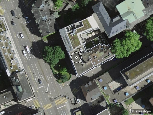 Luftbild Steinengraben 55, Basel