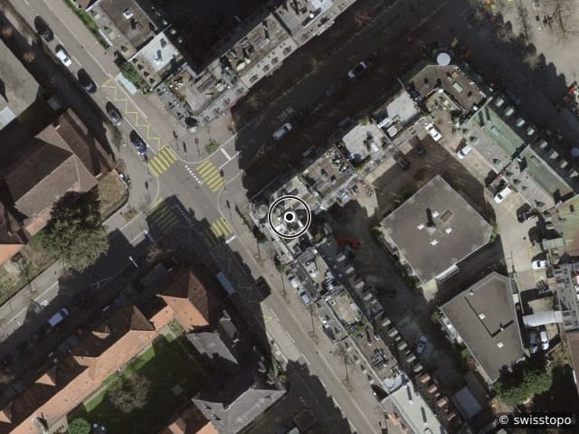 Luftbild Aemtlerstrasse 86, Zürich