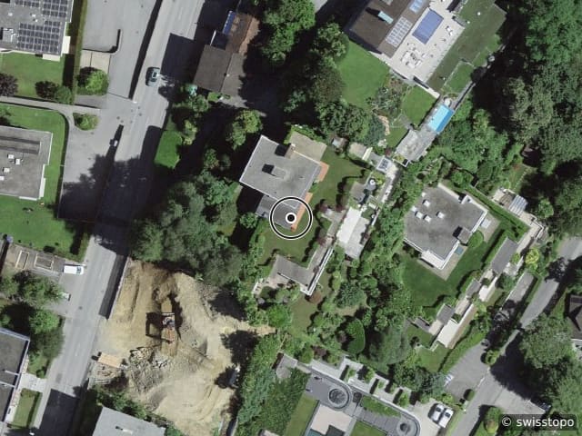 Luftbild Via Cantonale 46, Porza