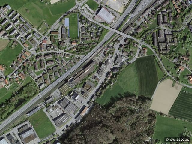 Luftbild Niederwangen b. Bern