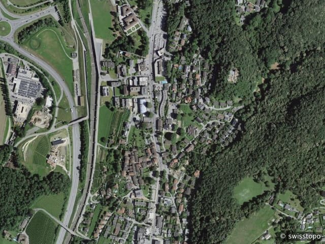 Luftbild Vezia