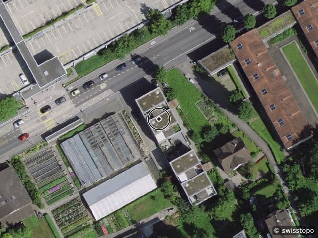 Luftbild Spitalstrasse 45, Luzern