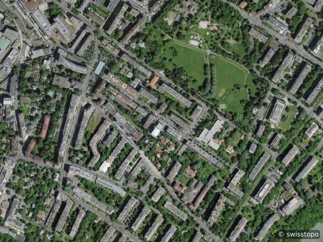 Luftbild Chemin des PIns 92, Genève