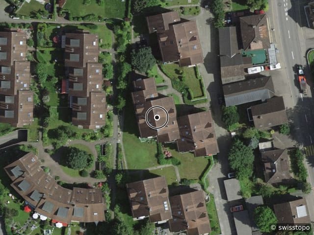 Luftbild Lettengrund 4, Sins