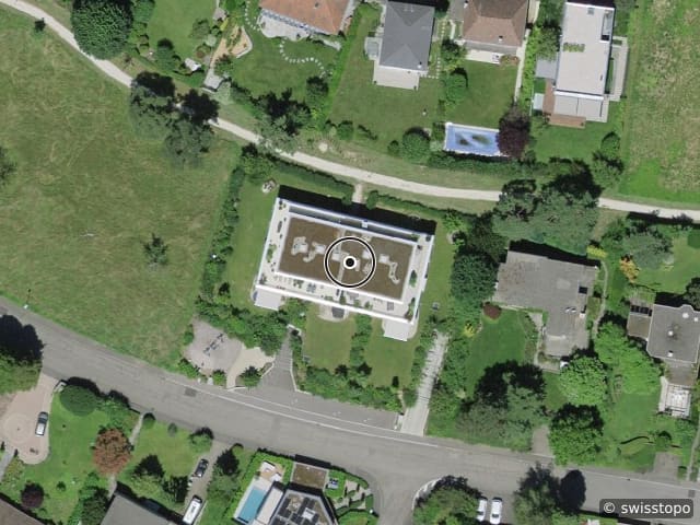 Luftbild Spitzackerstrasse 23, Bottmingen