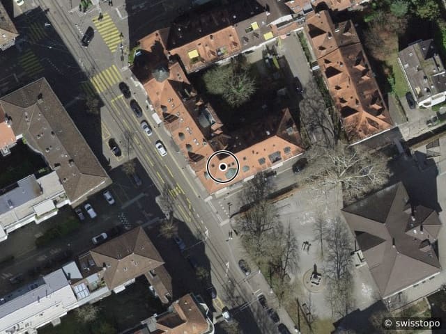 Luftbild Seefeldstrasse 129, Zürich