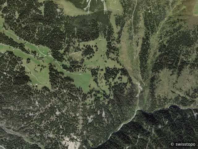 Luftbild Bergün