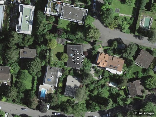 Luftbild Dörnliweg 13, Riehen