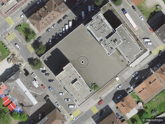 Luftbild Rue Bournot 35, Le Locle