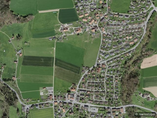 Luftbild Halenweg 4, Wohlen b. Bern