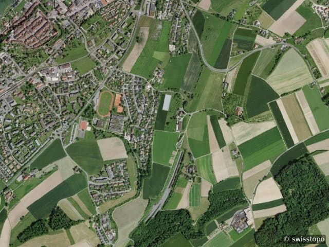 Luftbild Murten