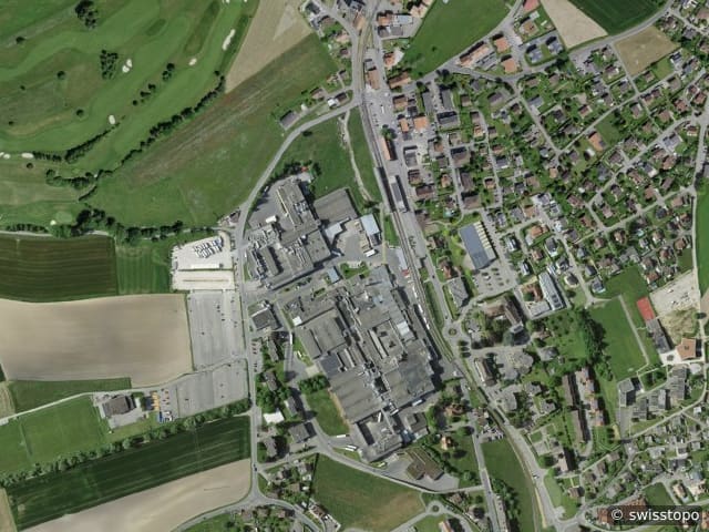 Luftbild Courtepin