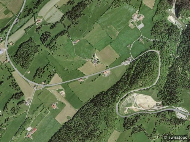 Luftbild La Chaux-de-Fonds