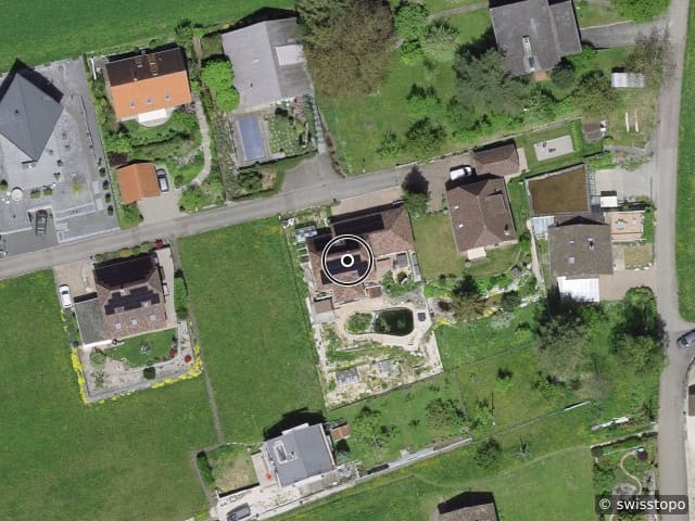Luftbild Chummetweg 12, Liesberg Dorf