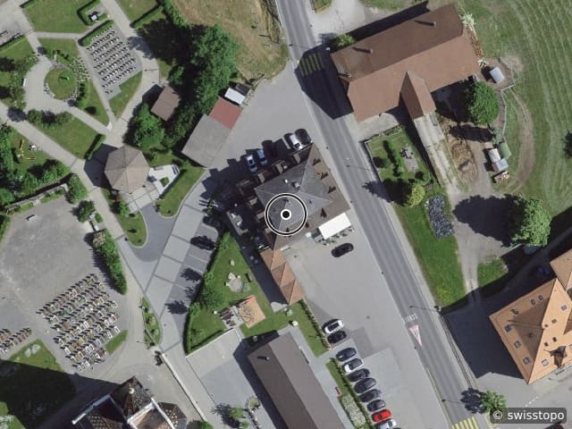 Luftbild Hauptstrasse 4, Plaffeien