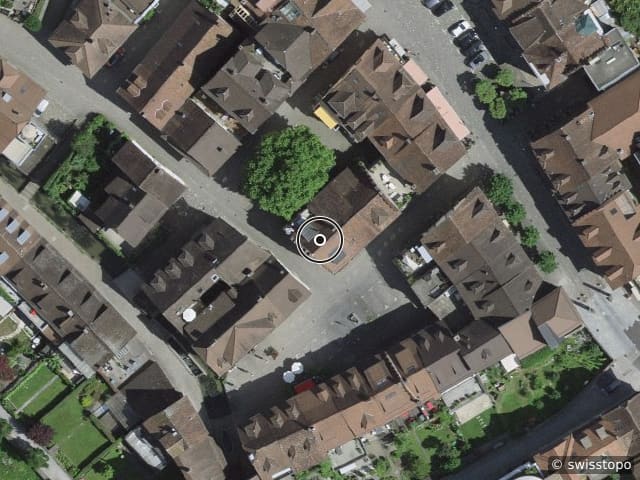 Luftbild Mühleplatz 6, Sursee