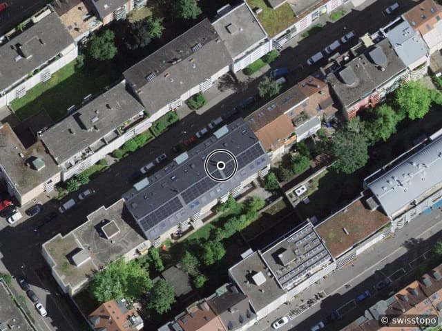 Luftbild Ryffstrasse 19, Basel