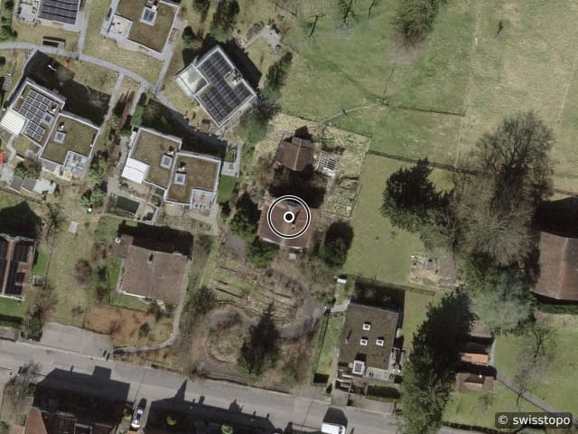 Luftbild Weinbergstrasse 60, Winterthur