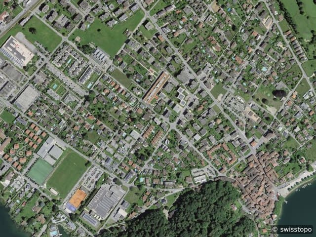 Luftbild Via 1, Caslano