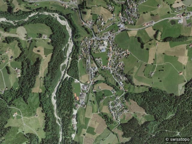 Luftbild Plasselb
