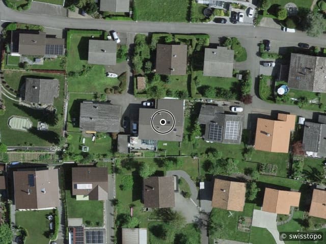 Luftbild Birglistrasse 20, Schwanden b. Brienz