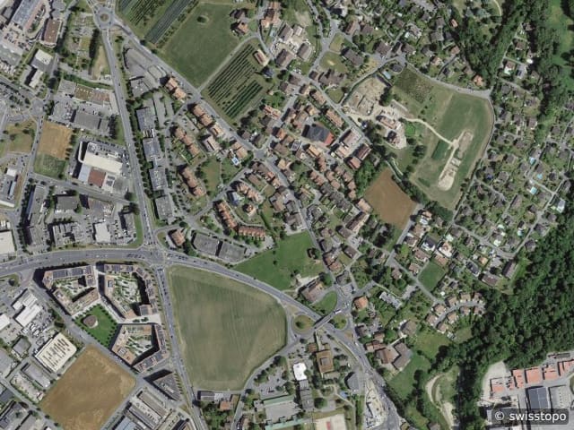 Luftbild Ch. de Lentillières 16, Crissier