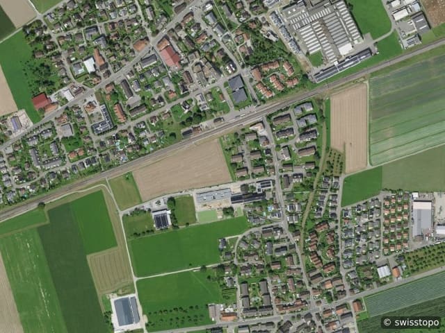 Luftbild Wiesenstrasse 40a, Felben-Wellhausen