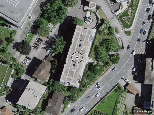 Luftbild Via San Gottardo 10, Lugano