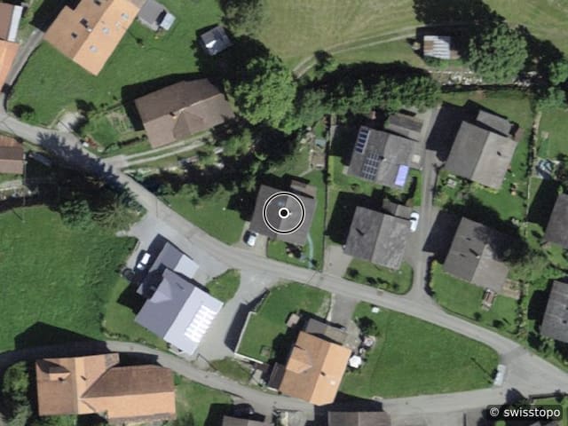 Luftbild Dorfgasse 9, Zweisimmen