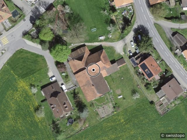 Luftbild Mühlegässli 3, Niederscherli
