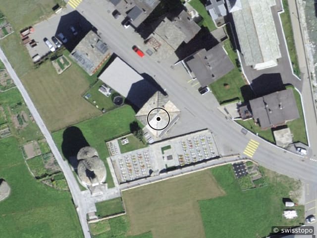 Luftbild Saastalstrasse 90, Saas-Balen