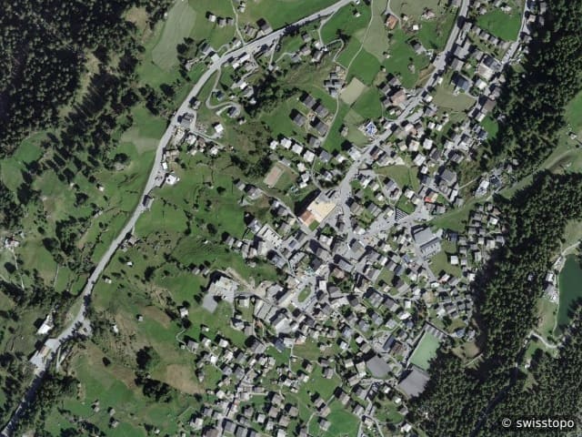 Luftbild Grächen